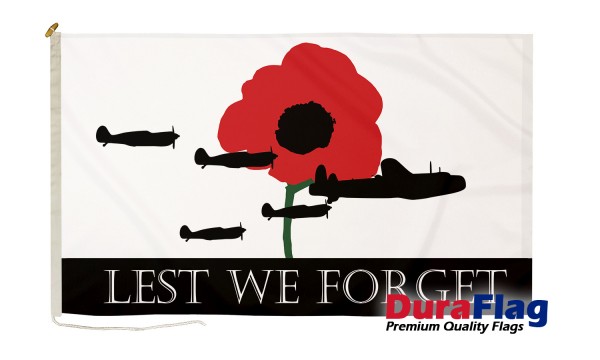 DuraFlag® Lest We Forget RAF Premium Quality Flag